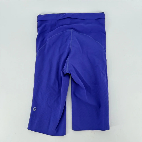 Lululemon High Waisted Purple Bike Shorts Athletic - Picture 3 of 3